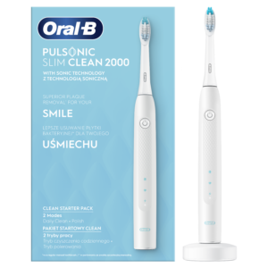 Oral-B Pulsonic SLIM Clean 2000 White Regular (VALGE) Sonic elektriline hambahari