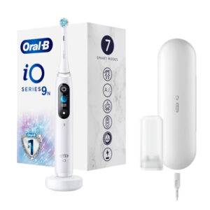 Oral-B iO9N elektriline hambahari White Alabaster (iO-tehnoloogia magnetajamiga)