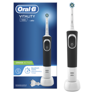 Oral-B Vitality 100 Cross Action elektriline hambahari taimeriga MUST (1 režiim