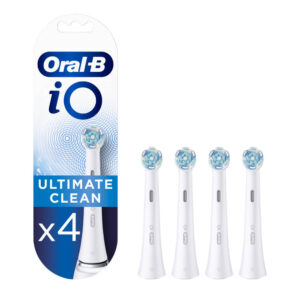 Oral-B iO Ultimate Clean White keskmise tugevusega hambaharja otsikud VALGE (CW-4