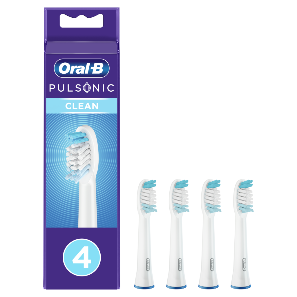 Oral-B PULSONIC Clean keskmise tugevusega hambaharja otsikud - Clean (SR32-4