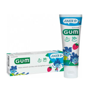 GUM Junior 6+ hambapasta lastele MAASIKA 50ML (lastele alates 6 a.)