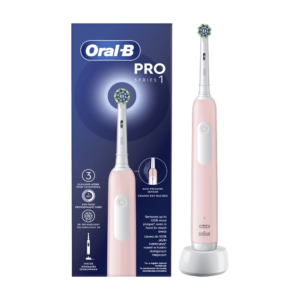 Oral-B PRO Series 1 PINK Cross Action elektriline hambahari surveanduriga
