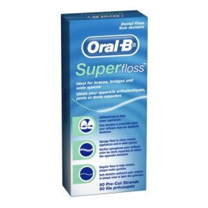 Oral-B Superfloss hambaniit breketite ja klambrite kasutajatele (50tk)