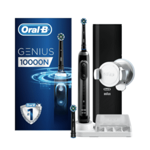 Oral-B GENIUS 10000 Midnight Black elektriline hambahari surveanduriga MUST (6 režiimi