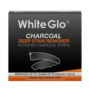 White Glo Charcoal Whitening Strips valgendavad aktiivsöeplaastrid (ei kahjusta hambaemaili)