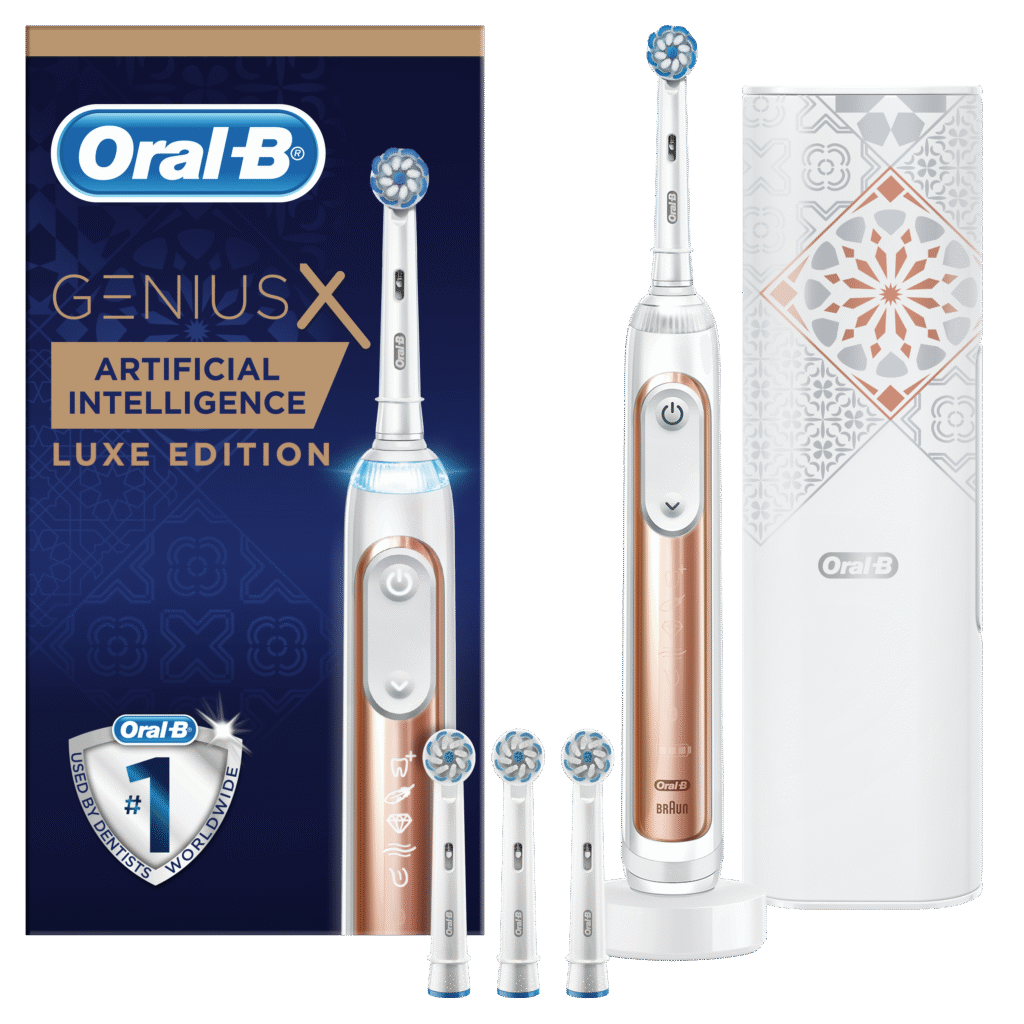 Oral-B Genius X 20000N Rose Gold LUX Edition elektriline hambahari surveanduriga (6 režiimi