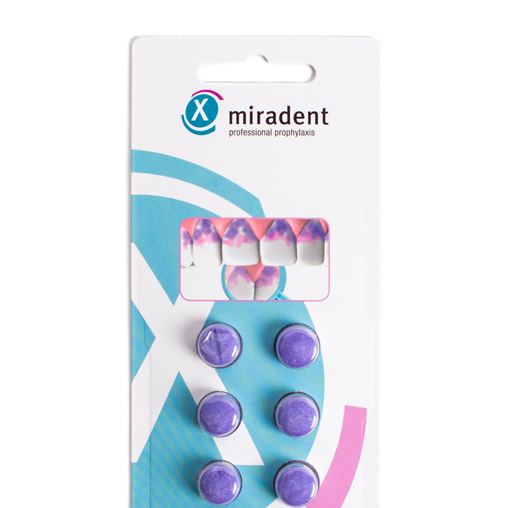 Miradent indikaatortabletid (6 tk pakis)