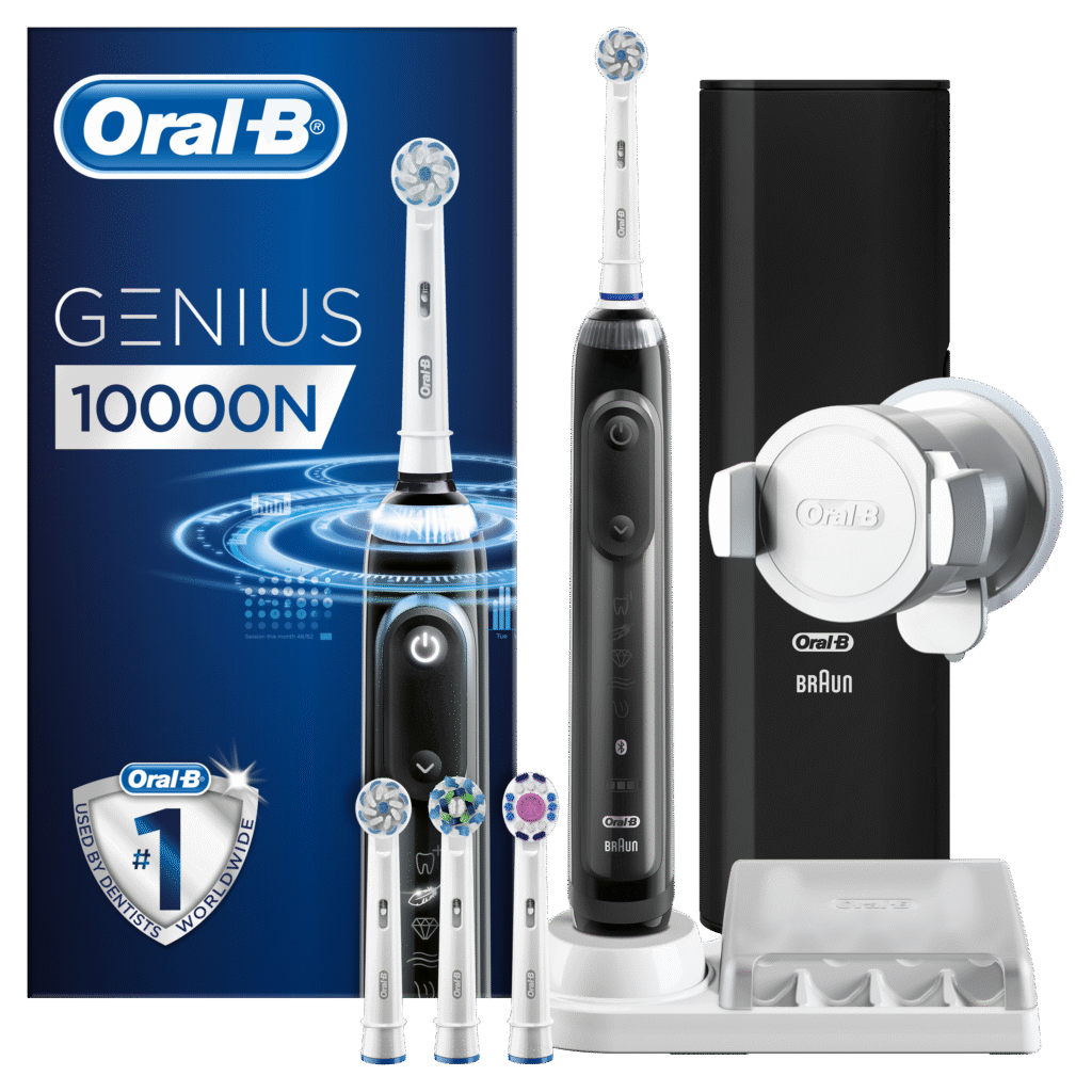 Oral-B GENIUS 10000 elektriline hambahari surveanduriga MUST (6 režiimi