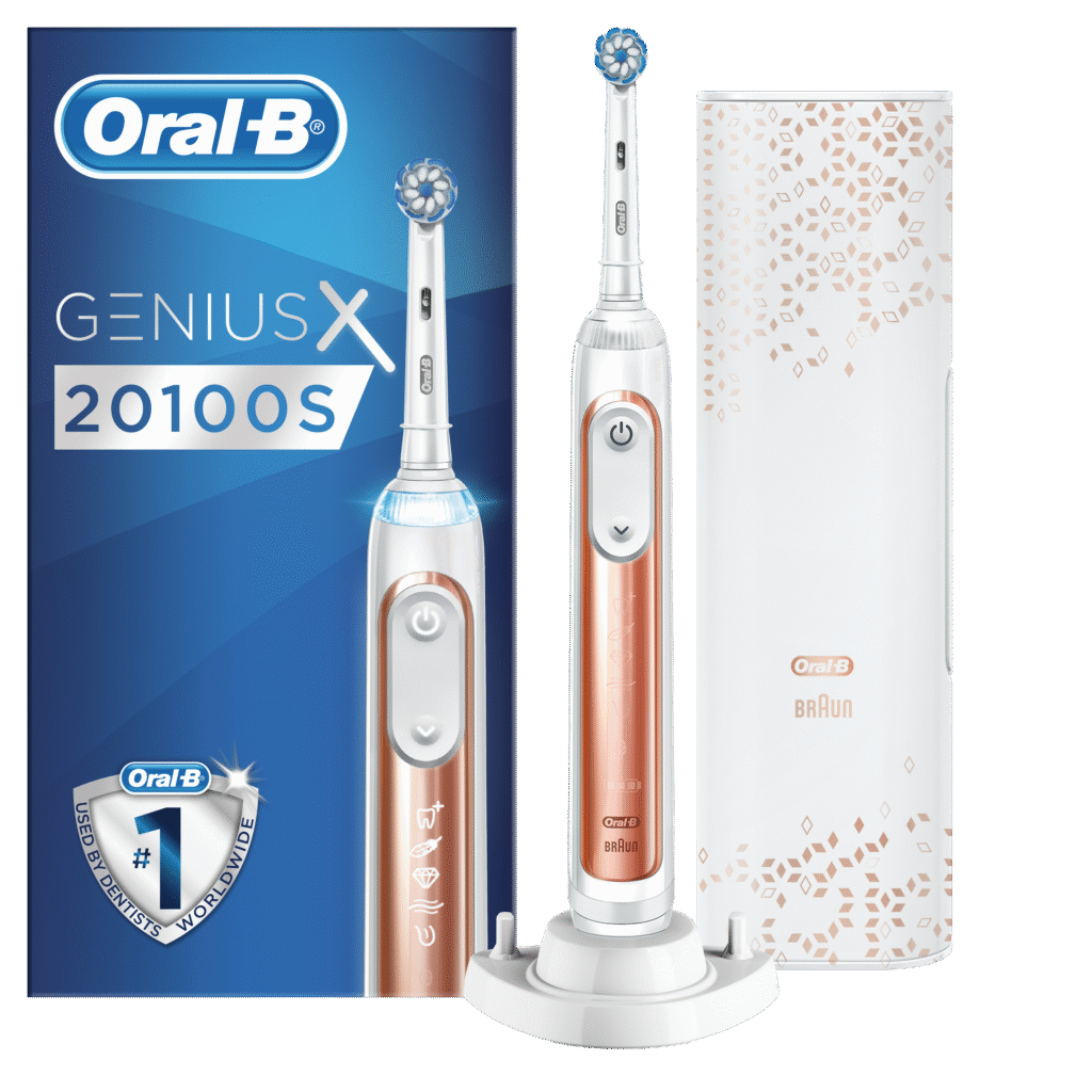 Oral-B GENIUS X 20100S Rose Gold elektriline hambahari (surveanduri