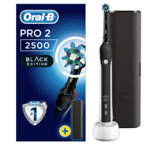 Oral-B PRO2 2500 Black Edition MUST elektriline hambahari surveanduriga (2 režiimi