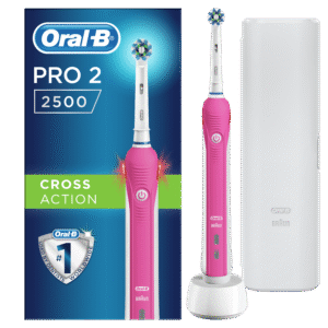 Oral-B PRO2 2500 Pink Edition ROOSA elektriline hambahari surveanduriga (2 režiimi