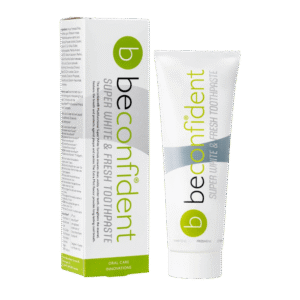 beconfient Super White & Fresh valgendav hambapasta 75ml