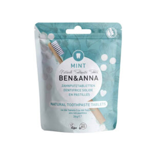 BEN&ANNA vegan hambapesutabletid MINT 100tk (fluoriidivabad)