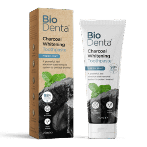 BioDenta Charcoal Whitening valgendav hambapasta söega 75ml
