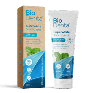 BioDenta Superwhite valgendav hambapasta kookosega 75ml