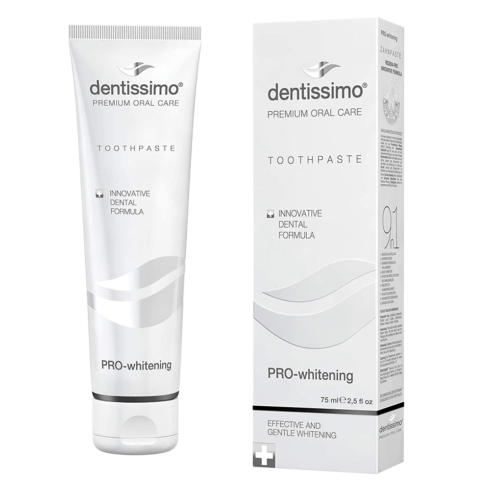Dentissimo PRO-Whitening 75ML hambapasta (efektiivne valgendamine)