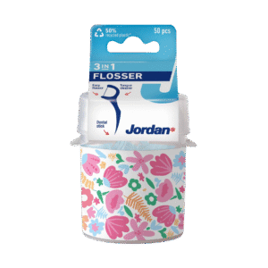 Hambaniit Jordan Flosser 3in1 koos hambatikuga topsis (50 tk)