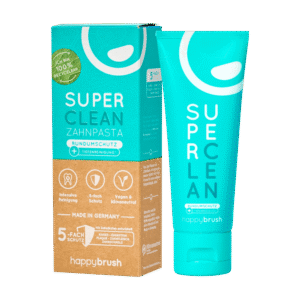 happybrush SUPER CLEAN sügavpuhastav hambapasta 75ml