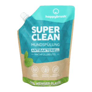happybrush SUPER CLEAN supervärskendav suuvesi fluoriidiga 750ml