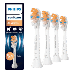 Philips Sonicare A3 Premium All-in-One (Soft) pehmed hambaharja otsikud HX9094/87 (VALGE