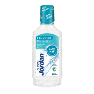 Jordan CLINIC Fluoride Protection igapäevane suuvesi (Fresh Mint) 500ml