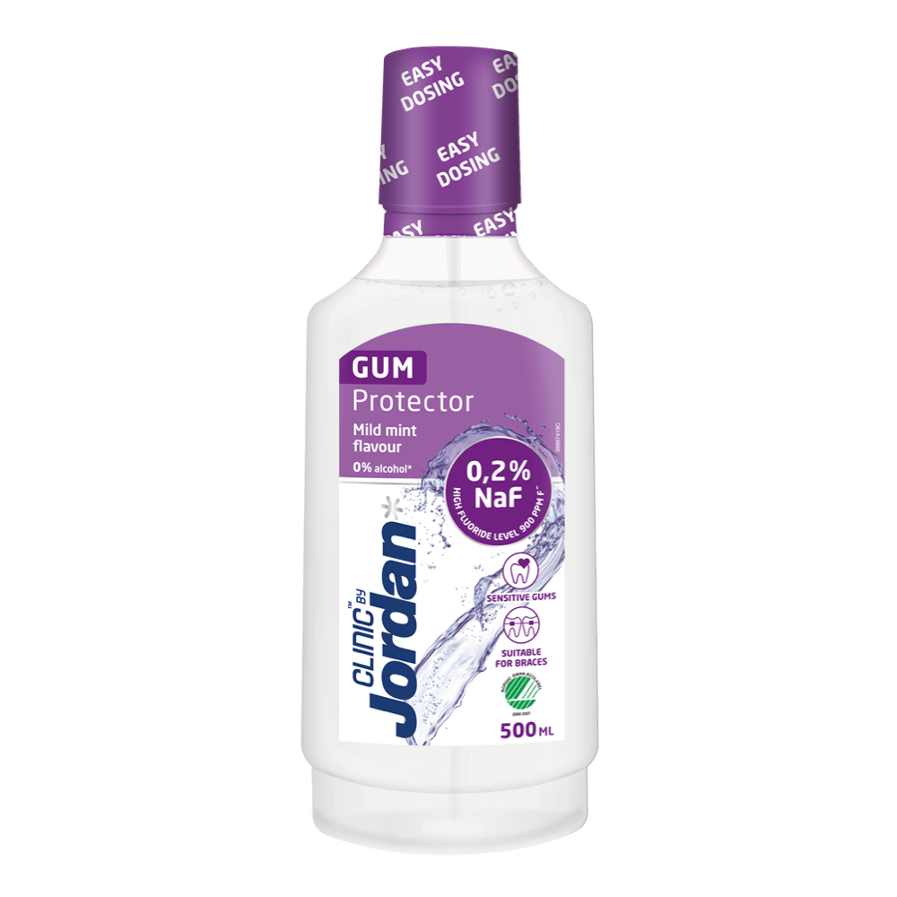 Jordan CLINIC Gum Protector suuvesi igemetele (Mild Mint) 500ml