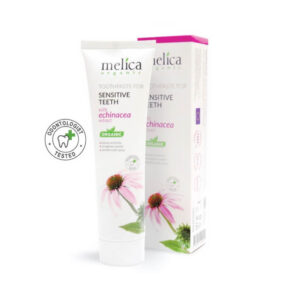 Melica Organic SENSITIVE hambapasta tundlikele hammastele 100ml (Punase päevakübaraga)