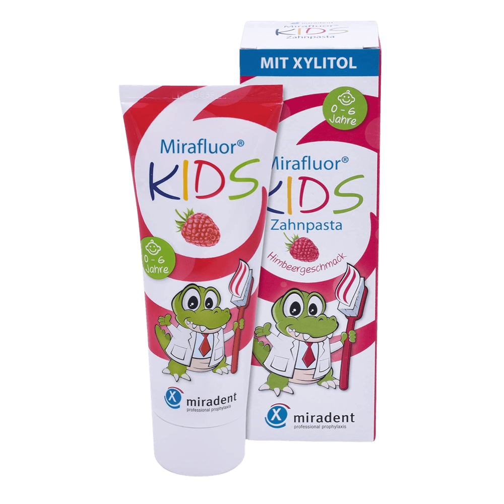 Miradent Mirafluor KIDS vaarikamaitseline hambapasta 75ml (lastele 0-6a)