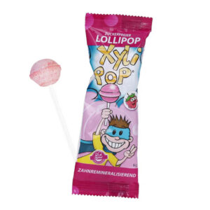 Miradent XyliPOP MAASIKA hambasõbralik pulgakomm 6g (suhkruvaba