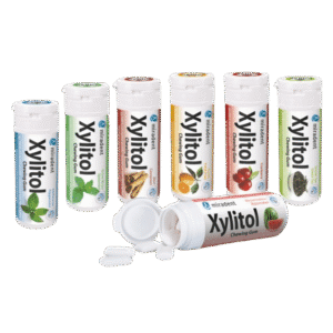 Närimiskumm Miradent 100% Xylitol 7 eri maitset  - KOMBO