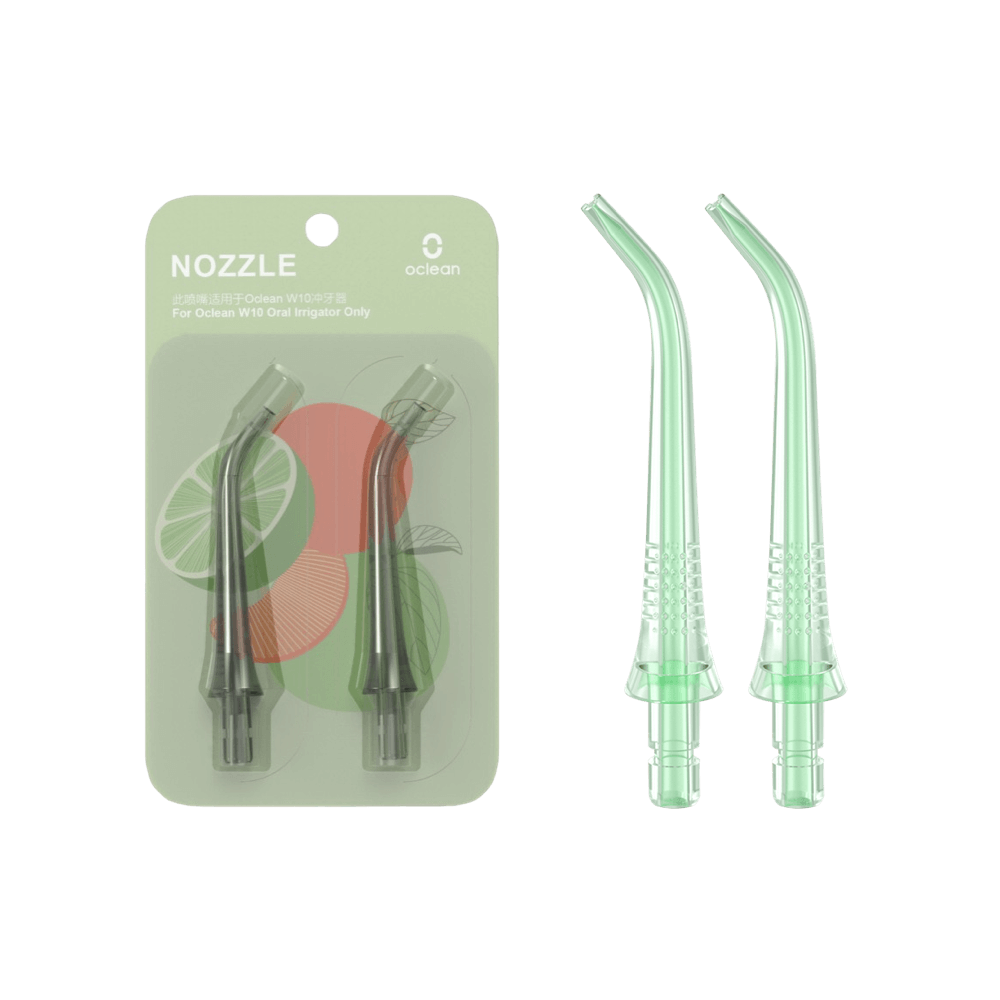 Oclean W10 Green irrigaatori otsikud ROHELINE (2 otsikut)