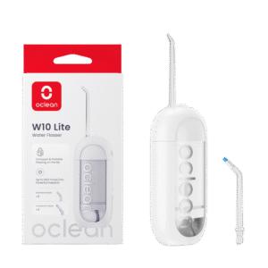 Oclean W10 Lite irrigaator VALGE juhtmevaba veeprits (2 otsikut)