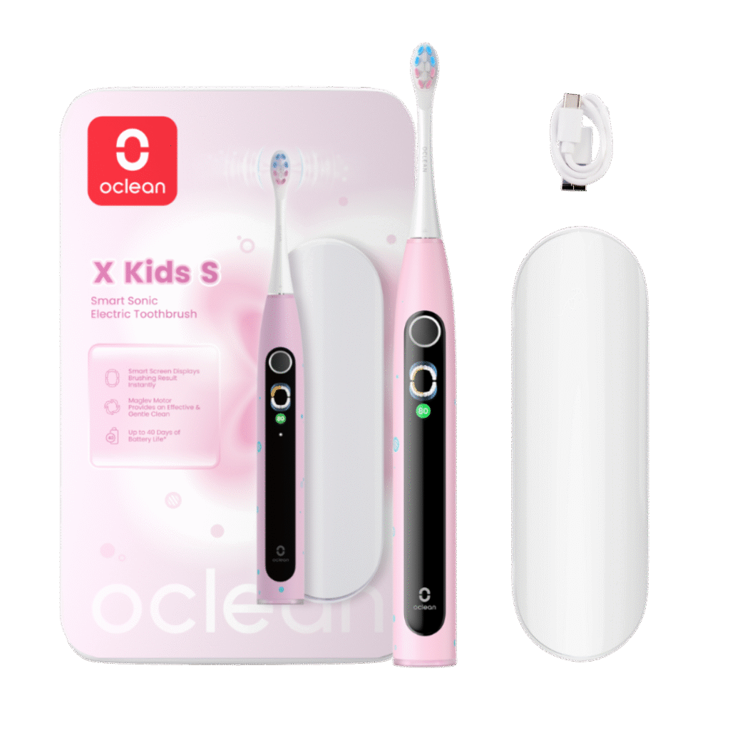 Oclean X KIDS S Pink elektriline hambahari noortele ROOSA (alates 6a)