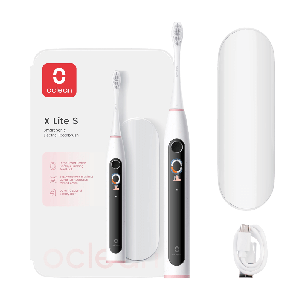 Oclean X Lite Grey Set elektriline hambahari HALL (1 otsik + Reisivutlar)