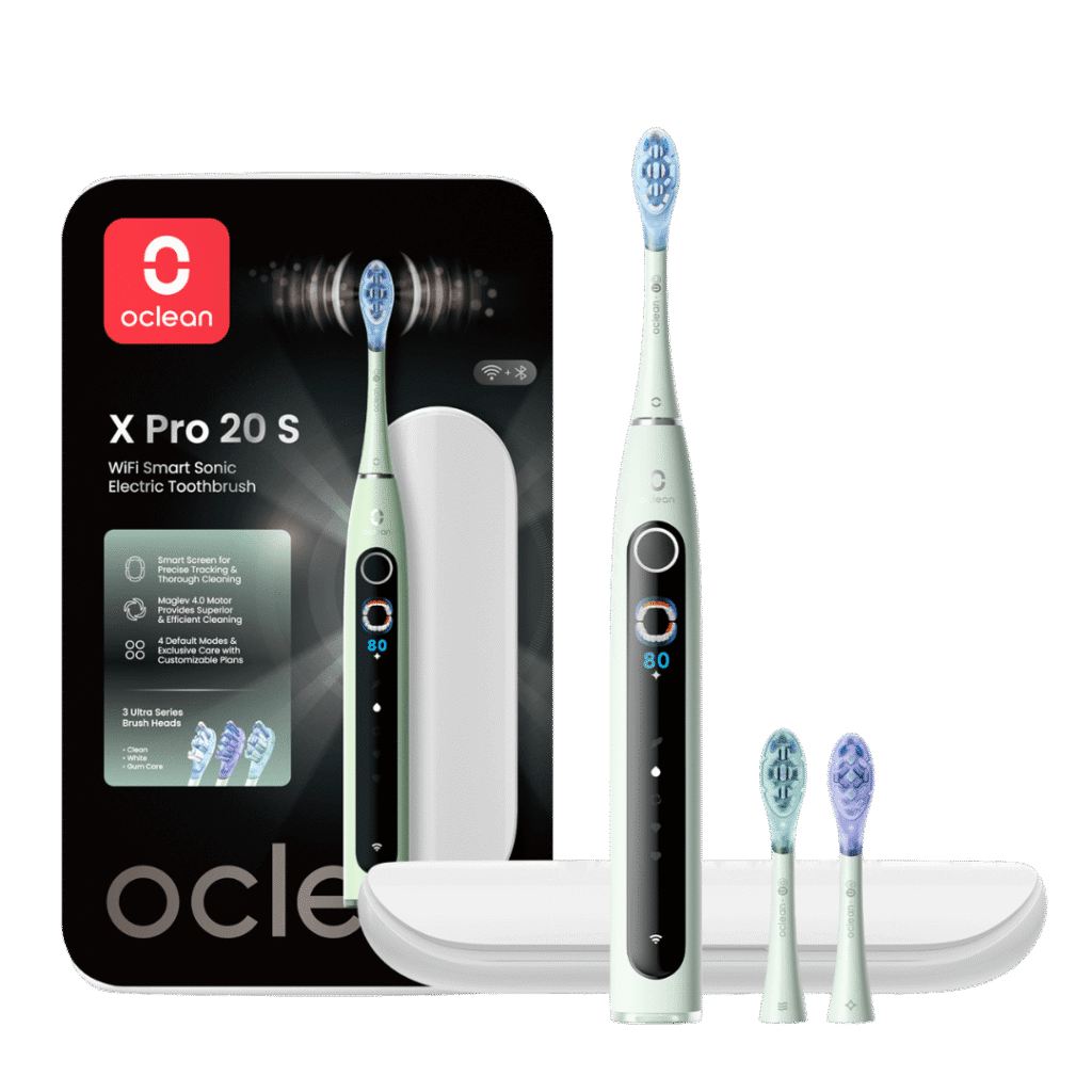Oclean X Pro 20 Set elektriline hambahari Roheline (3 otsikut