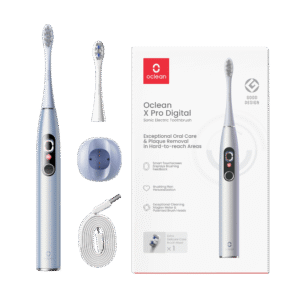 Oclean X Pro Digital Silver elektriline hambahari HÕBEDANE (2 otsikut)