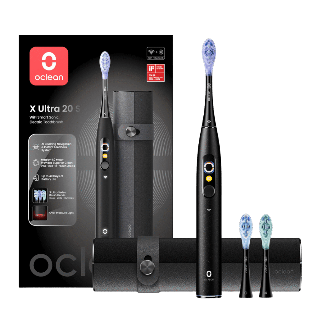 Oclean X Ultra 20 Set elektriline hambahari MUST (3 otsikut