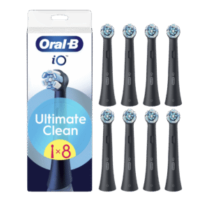Oral-B iO Ultimate Clean Black keskmise tugevusega hambaharja otsikud MUST (CBF-8