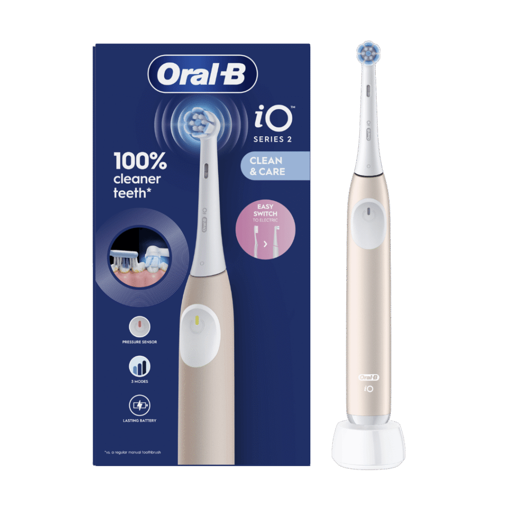 Oral-B iO2 elektriline hambahari Calm Pink (3 intensiivsust)