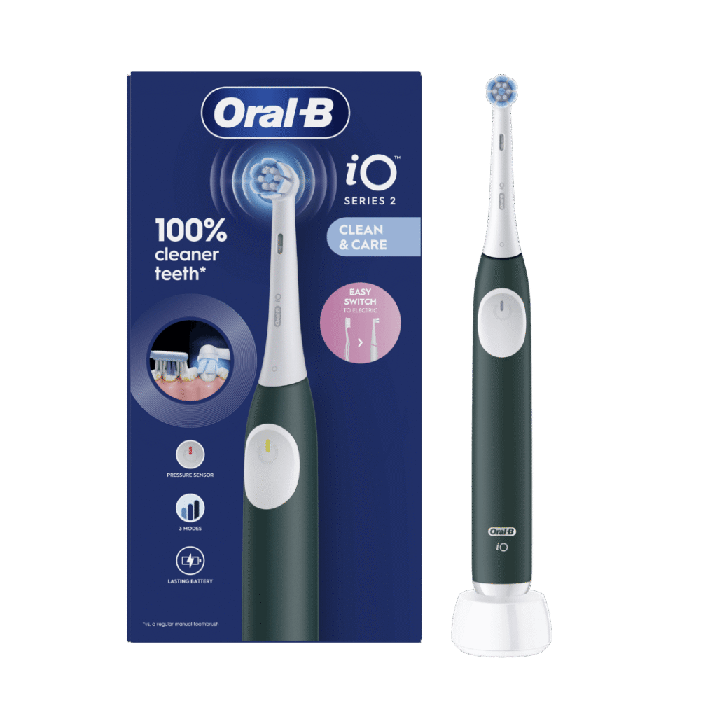 Oral-B iO2 elektriline hambahari Green Forest (3 intensiivsust)