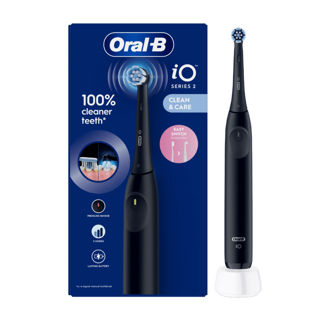 Oral-B iO2 elektriline hambahari Night Black (3 intensiivsust)
