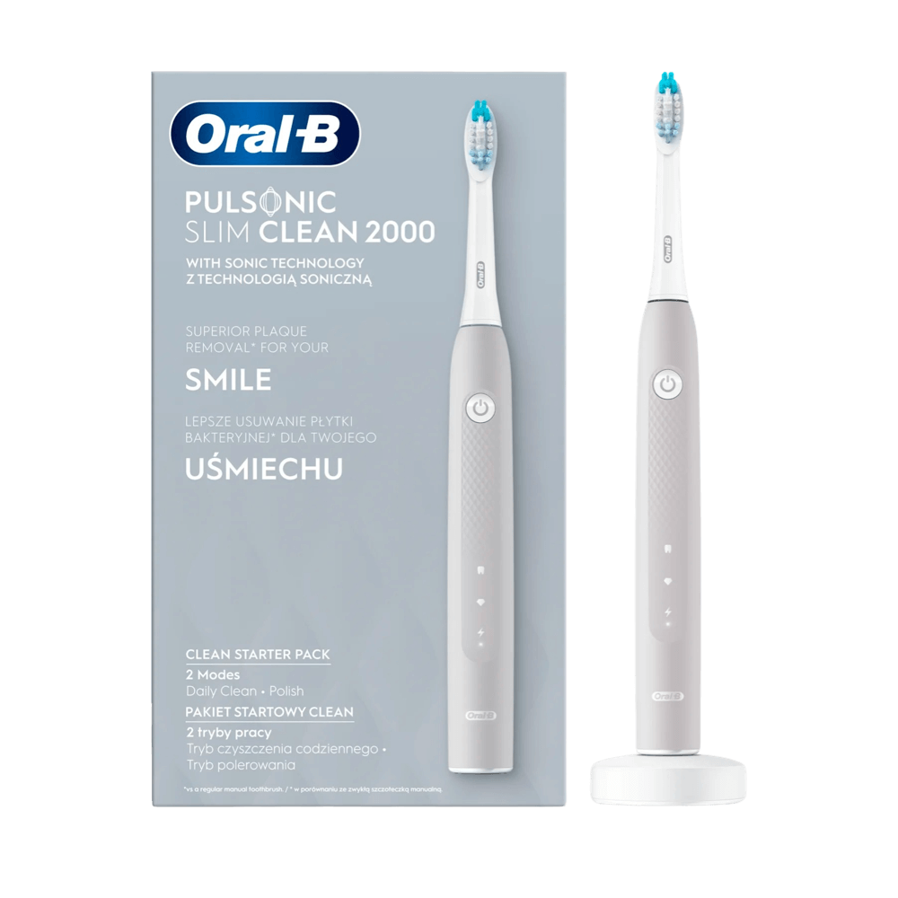 Oral-B Pulsonic SLIM Clean 2000 Grey Sonic elektriline hambahari