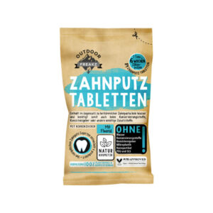 Outdoor Freakz naturaalsed hambapesutabletid 84tk (fluoriidiga)