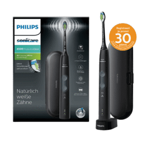 Philips Sonicare ProtectiveClean 4500 elektriline hambahari MUST (HX6830/53) 2 režiimi ja surveandur + Reisivutlar