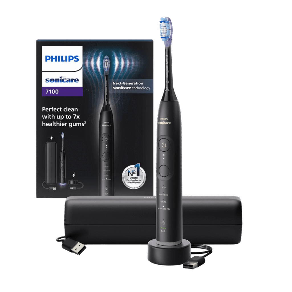 Philips Sonicare 7100 elektriline hambahari HX7421/01 MUST (4 režiimi