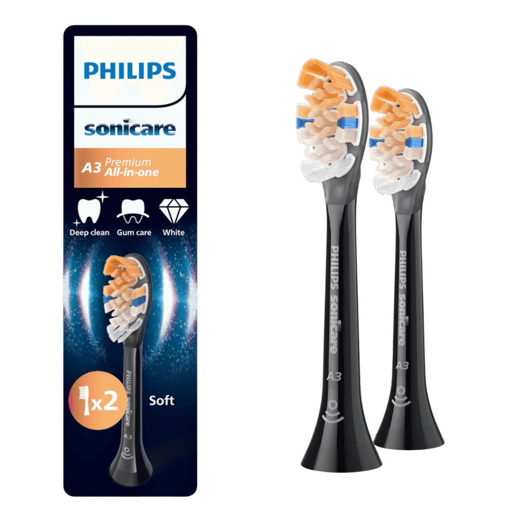 Philips Sonicare A3 Premium All-in-One (Soft) pehmed hambaharja otsikud HX9092/88 (MUST
