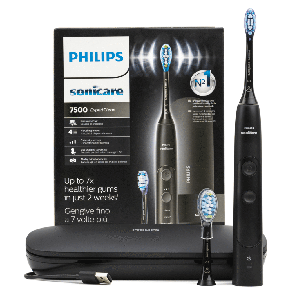 Philips Sonicare ExpertClean 7500 seeria MUST (HX9631) 4 režiimi