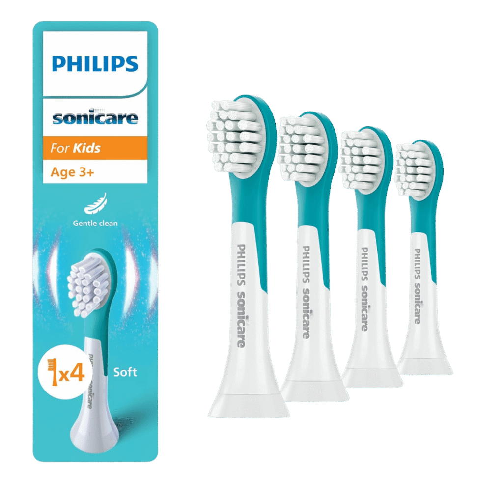 Philips Sonicare For KIDS (3+) hambaharja otsikud lastele Mini (pehmed) HX6034/90 (4 tk)