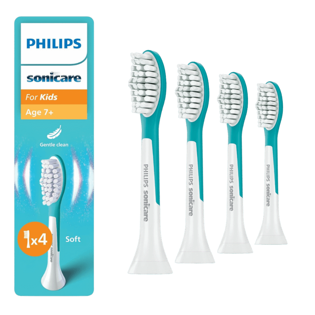 Philips Sonicare For KIDS (7+) hambaharja otsikud lastele Standard (pehmed) HX6044/90 (4 tk)